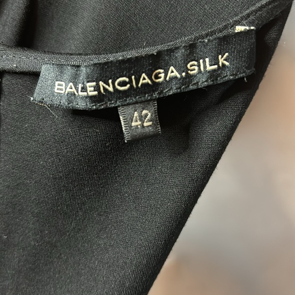 Balenciaga silk mini dress, size EU 42. - Picture 5 of 7